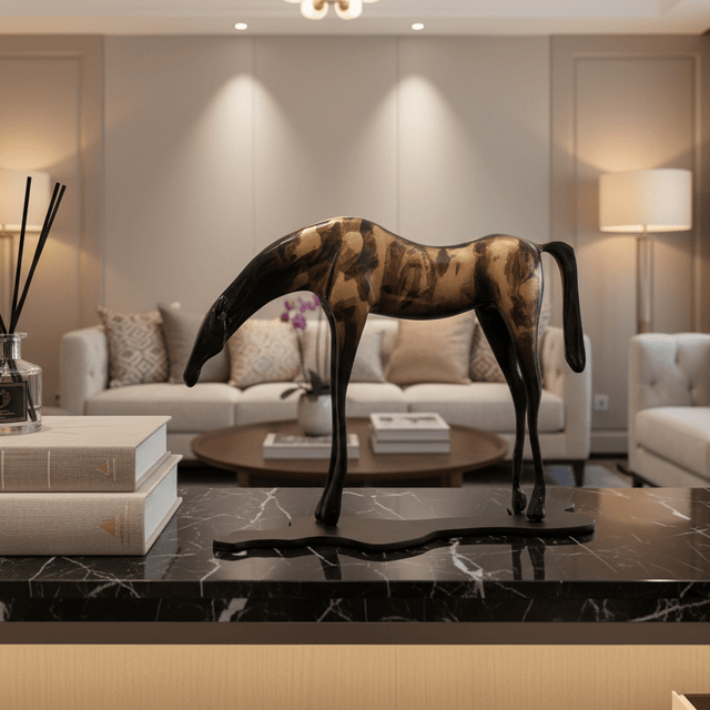 Bronze Reverie Horse Statue - Palatium Lux