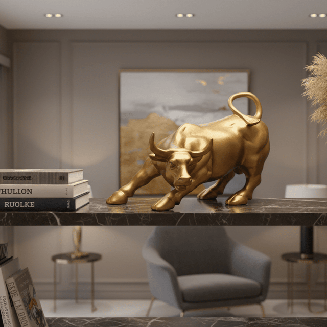 Bull of Abundance Resin Statue statue - Palatium Lux
