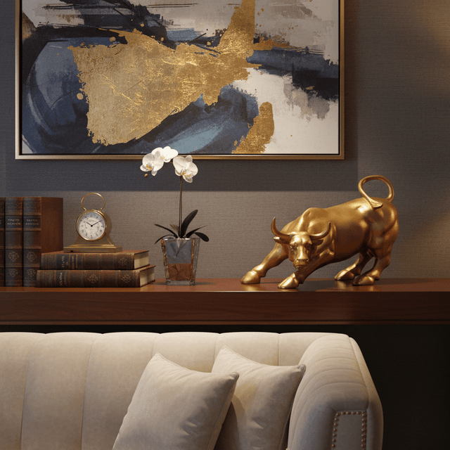 Bull of Abundance Resin Statue statue - Palatium Lux