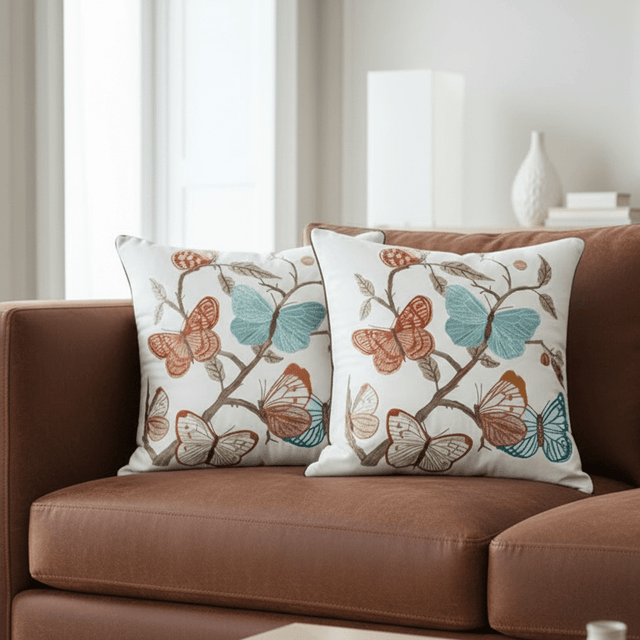 Butterfly Serenade Pillow Cover pillow covers - Palatium Lux