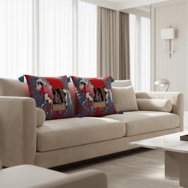 Carnival Cavalier Pillow Cover Pillow Cover - Palatium Lux