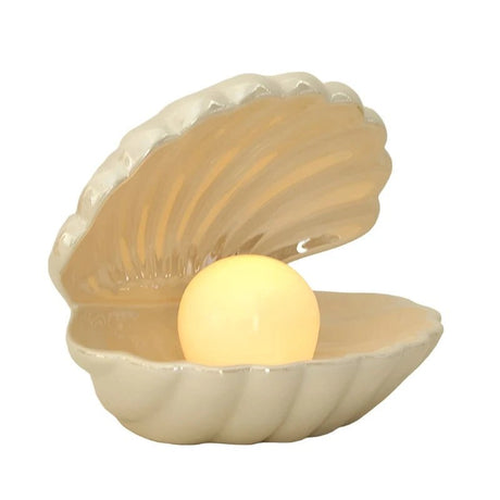 Ceramic Oyster Shell Tray White tray - Palatium Lux