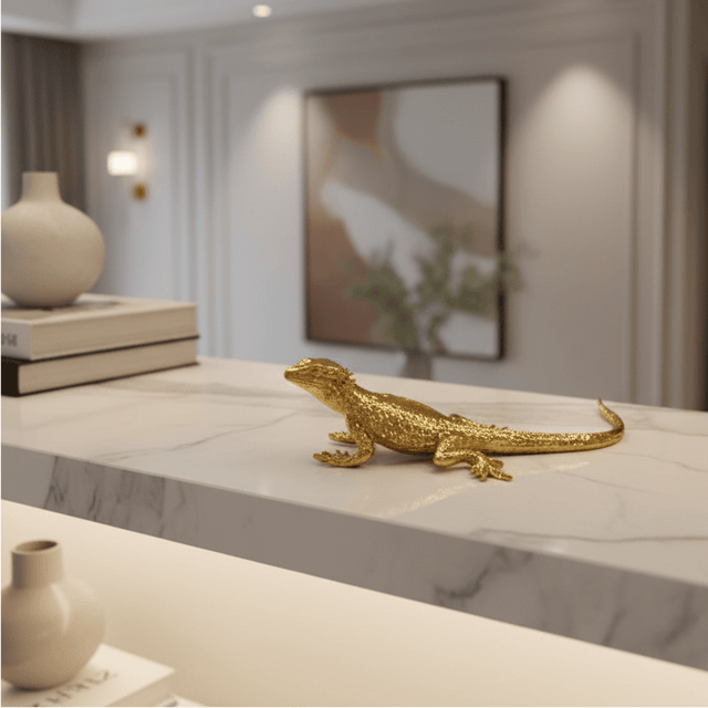 Charming Little Lizard Statue statue - Palatium Lux