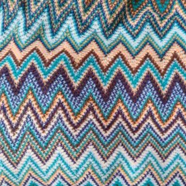 Chevron Cascade Blanket Ocean / 127x180cm blanket - Palatium Lux