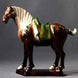 Dynasty Warrior Ceramic Horse Brown statue - Palatium Lux