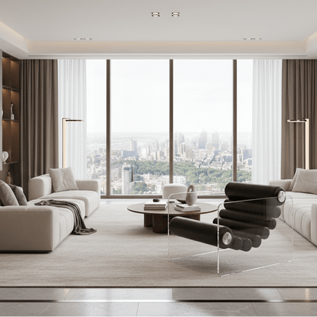 Cloud Nine Accent Chair - Black - Palatium Lux