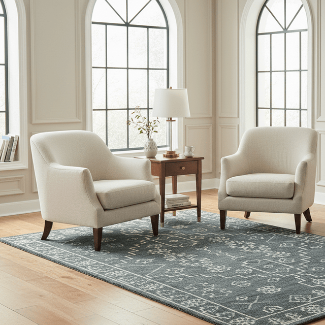 Cloudstone Hand Knotted Wool Rug - 4 x 6 Rugs - Palatium Lux