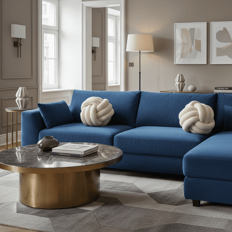 Cozy Knot Ball Pillow Pillow Cover - Palatium Lux