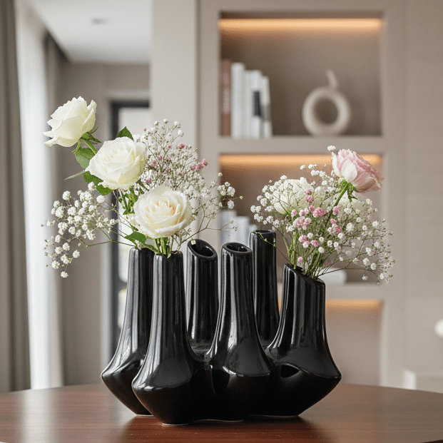 Dainty Bloom Ceramic Porcelain Vase - Palatium Lux