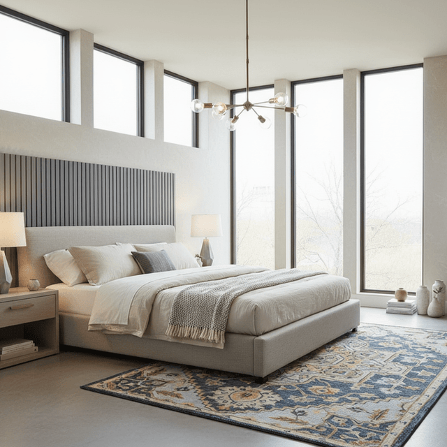 Darya Hand Tufted Wool Rug - 5 x 8 Rugs - Palatium Lux