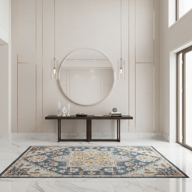 Darya Hand Tufted Wool Rug - 5 x 8 Rugs - Palatium Lux