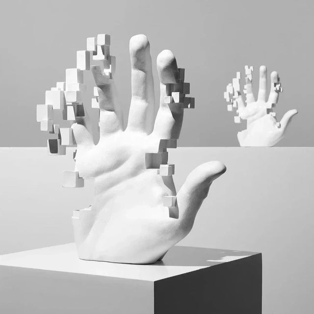 Digital Dissolve Statue White statue - Palatium Lux