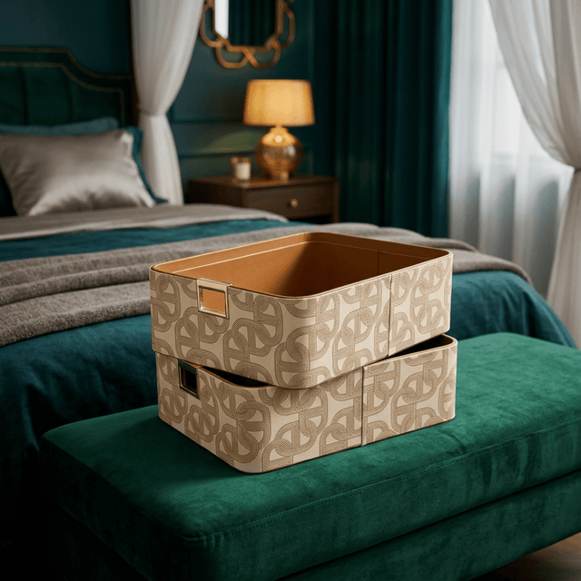 Dubai Royale Storage Box Organizer leather - Palatium Lux