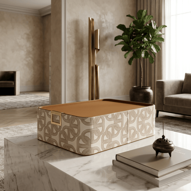 Dubai Royale Storage Box Organizer leather - Palatium Lux