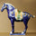 Dynasty Warrior Ceramic Horse statue - Palatium Lux