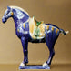 Dynasty Warrior Ceramic Horse statue - Palatium Lux