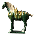 Dynasty Warrior Ceramic Horse Statue statue - Palatium Lux