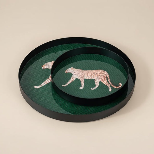 Emerald Leopard Display Tray tray - Palatium Lux