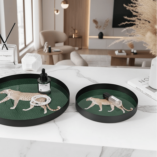 Emerald Leopard Display Tray tray - Palatium Lux