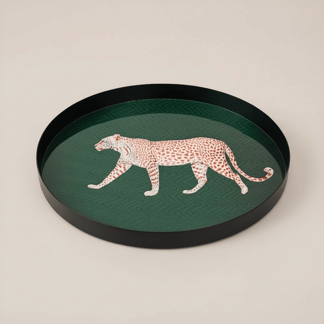 Emerald Leopard Display Tray tray - Palatium Lux