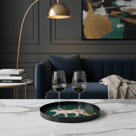 Emerald Leopard Display Tray tray - Palatium Lux