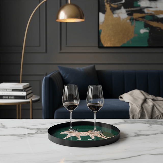 Emerald Leopard Display Tray tray - Palatium Lux