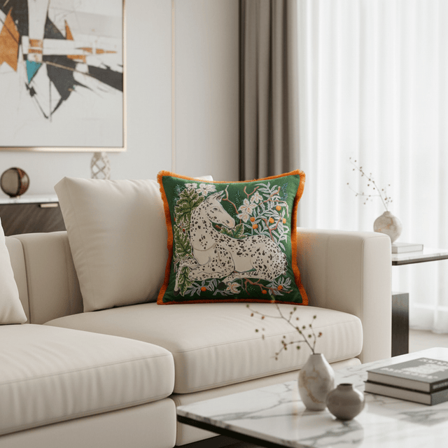 Enchanted Stallion Pillow Cover Pillow Cover - Palatium Lux
