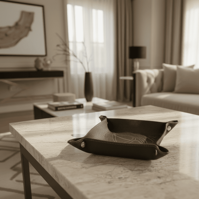 Equestrian Leather Tray Organizer tray - Palatium Lux