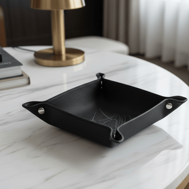 Equestrian Leather Tray Organizer tray - Palatium Lux