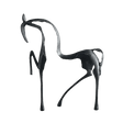 Equus Abstracta Metal Statue statue - Palatium Lux