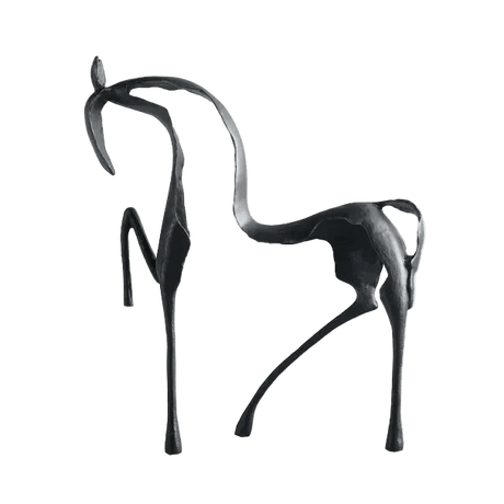 Equus Abstracta Metal Statue statue - Palatium Lux