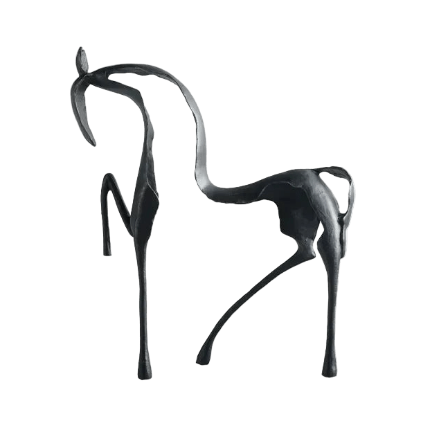 Equus Abstracta Metal Statue statue - Palatium Lux