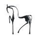 Equus Abstracta Metal Statue statue - Palatium Lux