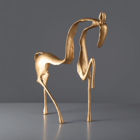 Equus Abstracta Metal Statue statue - Palatium Lux