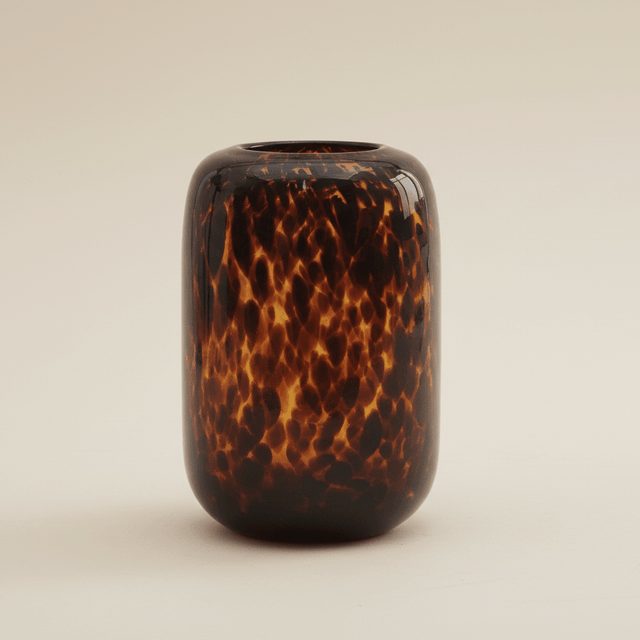 Florentine Amber Glass Vase Vase - Palatium Lux