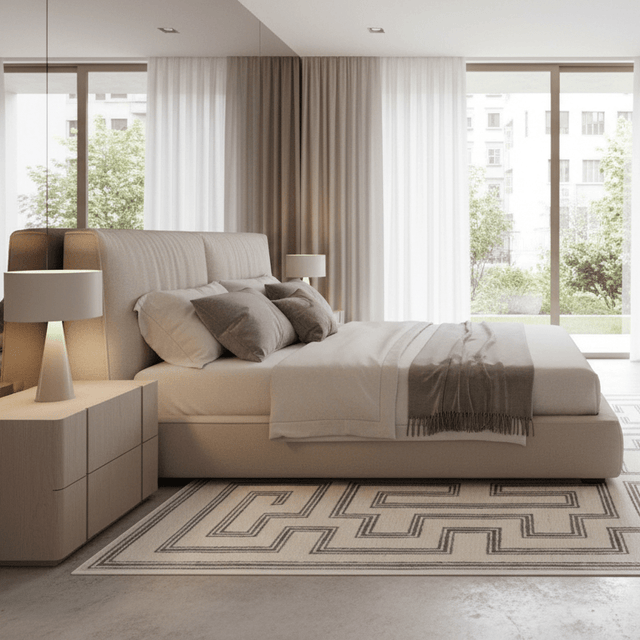 Forma Linea Hand Tufted Wool Rug - 5 x 7 Rugs - Palatium Lux