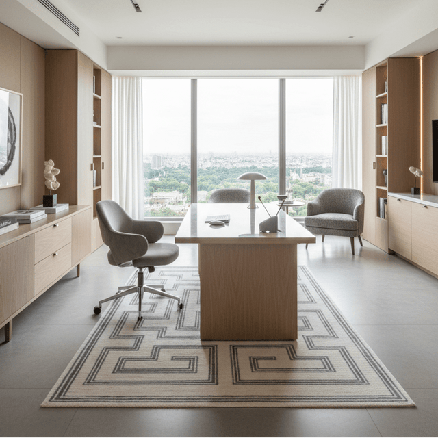 Forma Linea Hand Tufted Wool Rug - 5 x 7 Rugs - Palatium Lux