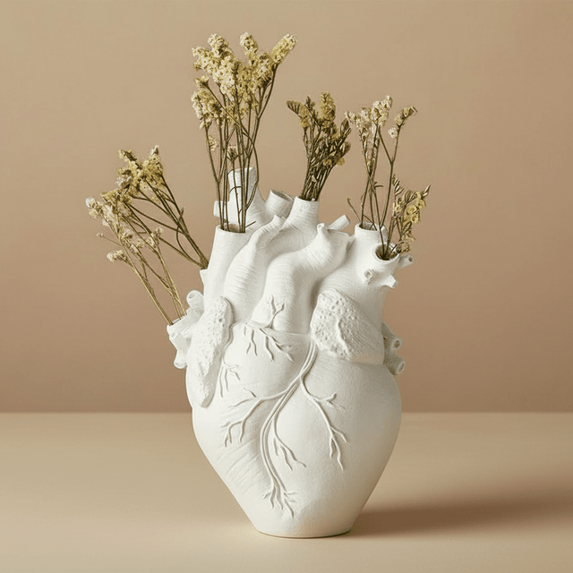 From the Heart Resin Vase Vase - Palatium Lux
