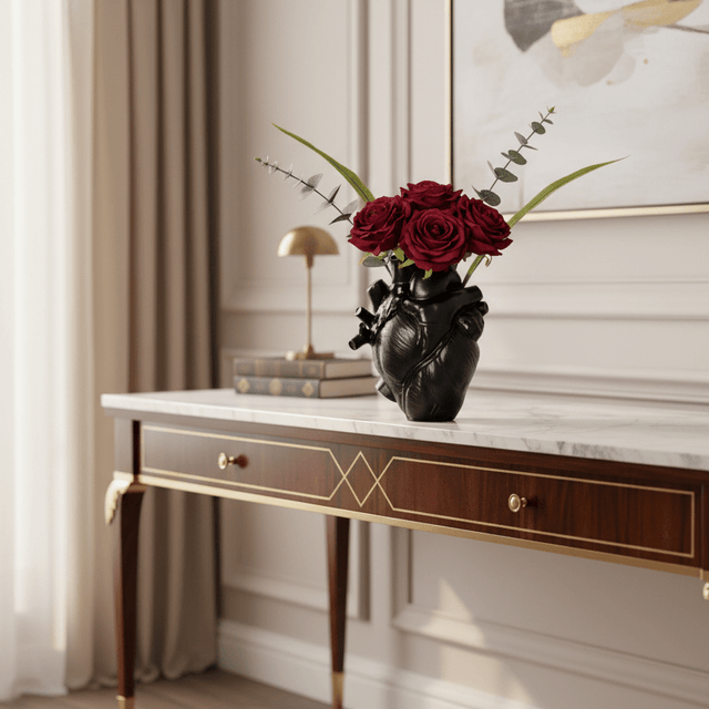 From the Heart Resin Vase Vase - Palatium Lux