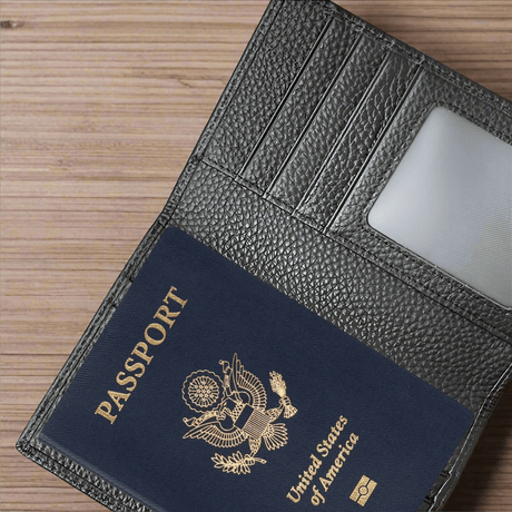 Go Getter Leather Passport Cover leather - Palatium Lux