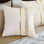 Elegance Sequin Cushion Cover 45cm X 45cm / White Creme Pillow Cover - Palatium Lux