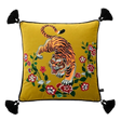 Golden Emperor Tiger Pillow Cover Pillow Cover - Palatium Lux