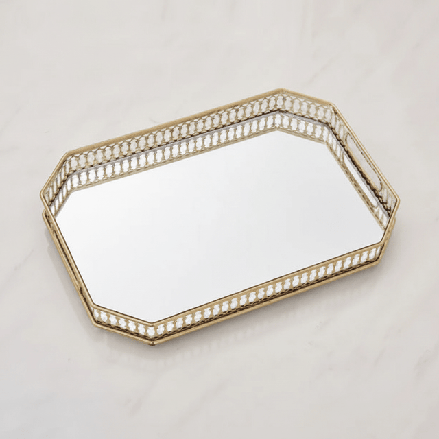 Golden Gleam Decorative Tray tray - Palatium Lux