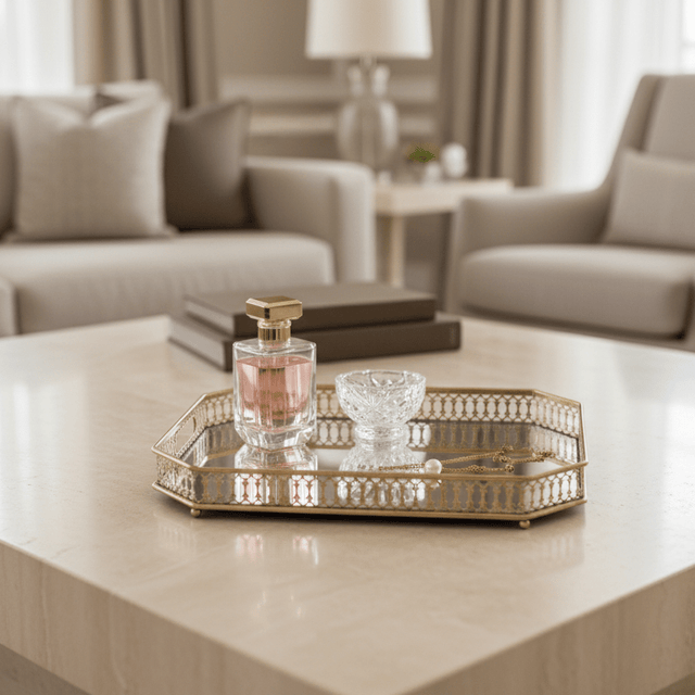 Golden Gleam Decorative Tray tray - Palatium Lux