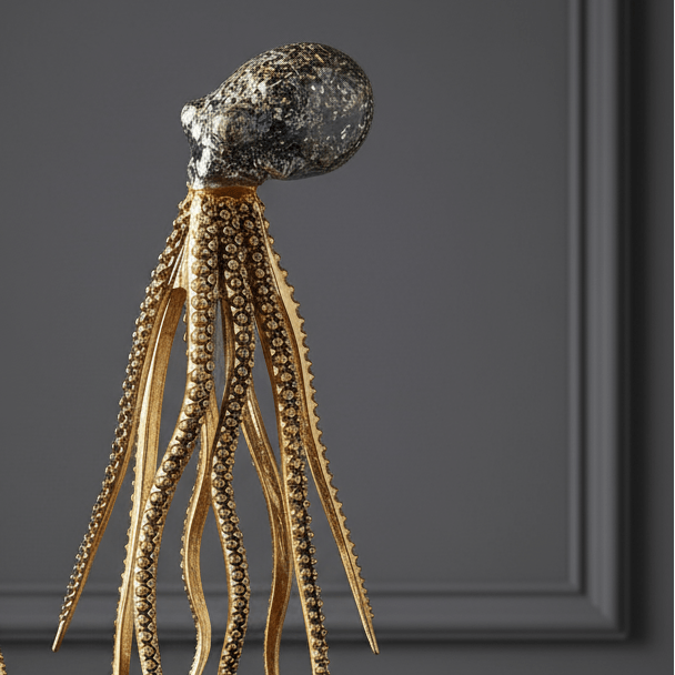 Golden Octavia Resin Statue statue - Palatium Lux