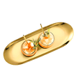 Golden Stainless Steel Serving Tray tray - Palatium Lux