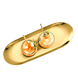 Golden Stainless Steel Serving Tray tray - Palatium Lux