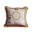 Golden Stallions Velvet Pillow Cover pillow covers - Palatium Lux