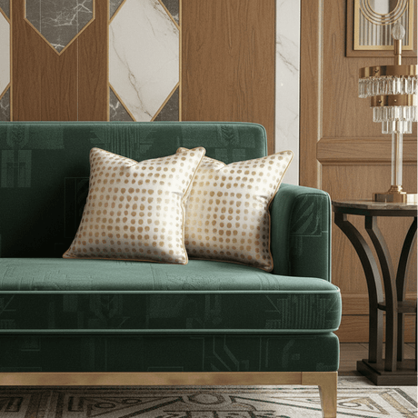 Goldie Dots Pillow Cover pillow covers - Palatium Lux