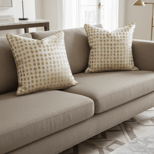 Goldie Dots Pillow Cover pillow covers - Palatium Lux